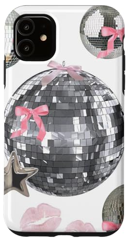 Hülle für iPhone 11 Retro Discokugel rosa Schleife ästhetisch 70er 80er Jahre Hülle für iPhone 11 Retro Discokugel rosa Schleife ästhetisch 70er 80er Jahre von Retro Disco Ball