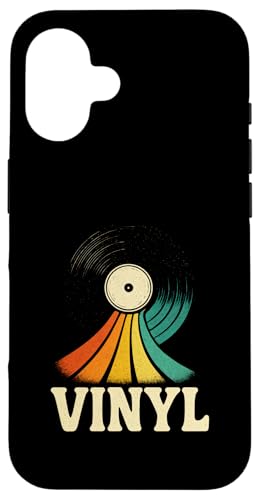 Vinyl - Vinyl Schallplatten Plattenspieler Vintage Hülle für iPhone 16 Vinyl - Vinyl Schallplatten Plattenspieler Vintage Hülle für iPhone 16 von Retro Dj Musik Ep 60er 70er 80er