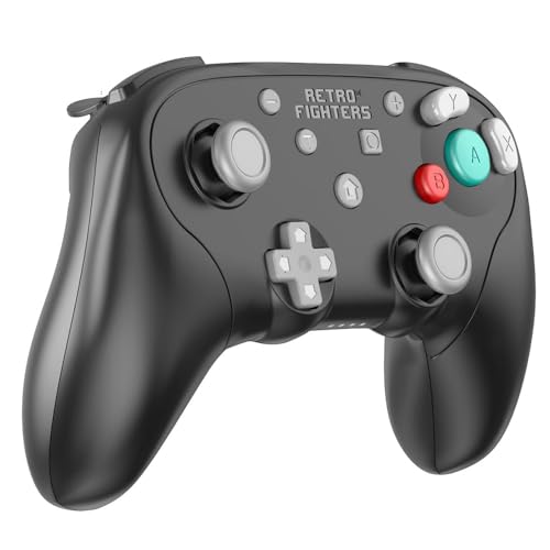 Retro Fighters BattlerGC Wireless 2.4G Controller Black - Gamecube, Game Boy Player, Switch & PC Compatible von Retro Fighters