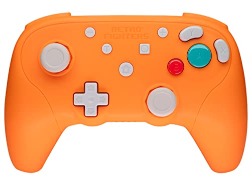 Retro Fighters BattlerGC Wireless 2.4G Controller Orange - Gamecube, Game Boy Player, Switch & PC Compatible von Retro Fighters