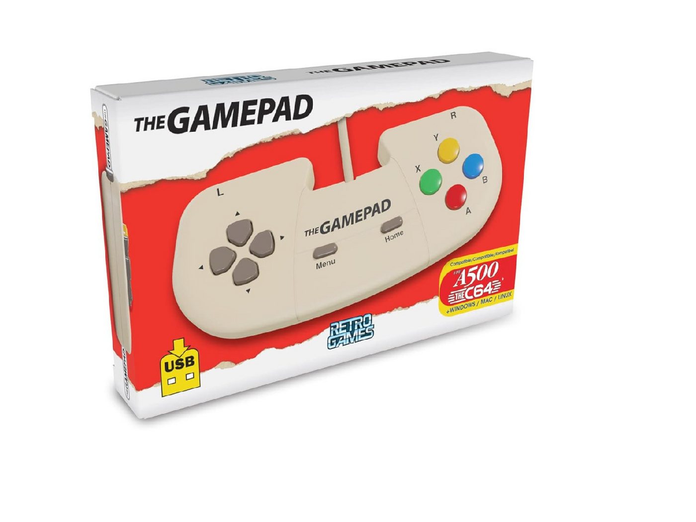 Retro Games The A500 Mini Joypad Gamepad Retro Games The A500 Mini Joypad Gamepad von Retro Games