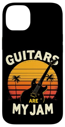 GUITARS ARE MY JAM Retro-Gitarre Hülle für iPhone 14 Plus GUITARS ARE MY JAM Retro-Gitarre Hülle für iPhone 14 Plus von Retro-Gitarren-Design