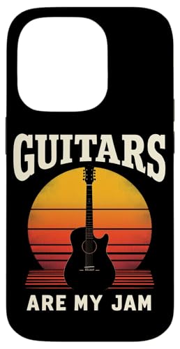GUITARS ARE MY JAM Retro-Gitarre Hülle für iPhone 14 Pro GUITARS ARE MY JAM Retro-Gitarre Hülle für iPhone 14 Pro von Retro-Gitarren-Design