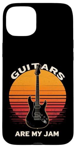 GUITARS ARE MY JAM Retro-Gitarre Hülle für iPhone 15 Plus GUITARS ARE MY JAM Retro-Gitarre Hülle für iPhone 15 Plus von Retro-Gitarren-Design