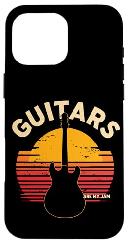 GUITARS ARE MY JAM Retro-Gitarre Hülle für iPhone 16 Pro Max GUITARS ARE MY JAM Retro-Gitarre Hülle für iPhone 16 Pro Max von Retro-Gitarren-Design