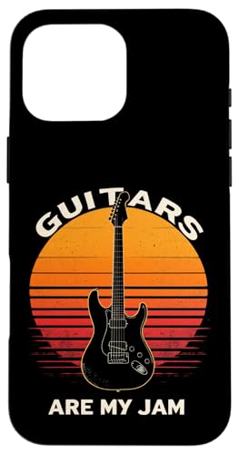 GUITARS ARE MY JAM Retro-Gitarre Hülle für iPhone 16 Pro Max GUITARS ARE MY JAM Retro-Gitarre Hülle für iPhone 16 Pro Max von Retro-Gitarren-Design
