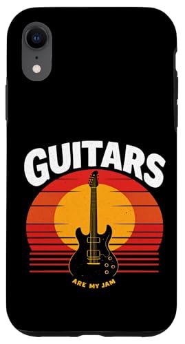 GUITARS ARE MY JAM Retro-Gitarre Hülle für iPhone XR GUITARS ARE MY JAM Retro-Gitarre Hülle für iPhone XR von Retro-Gitarren-Design