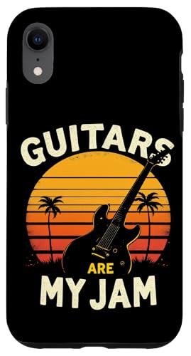 GUITARS ARE MY JAM Retro-Gitarre Hülle für iPhone XR GUITARS ARE MY JAM Retro-Gitarre Hülle für iPhone XR von Retro-Gitarren-Design