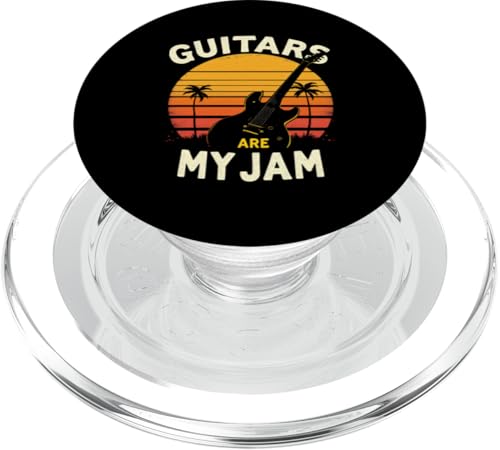 GUITARS ARE MY JAM Retro-Gitarre PopSockets PopGrip für MagSafe GUITARS ARE MY JAM Retro-Gitarre PopSockets PopGrip für MagSafe von Retro-Gitarren-Design