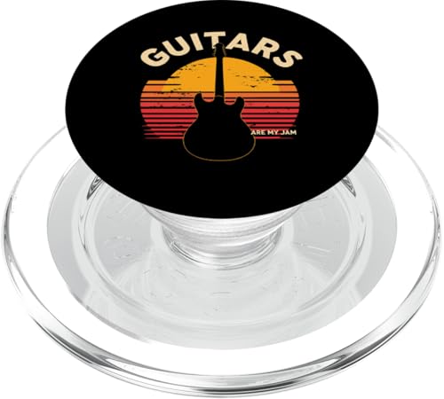 GUITARS ARE MY JAM Retro-Gitarre PopSockets PopGrip für MagSafe GUITARS ARE MY JAM Retro-Gitarre PopSockets PopGrip für MagSafe von Retro-Gitarren-Design