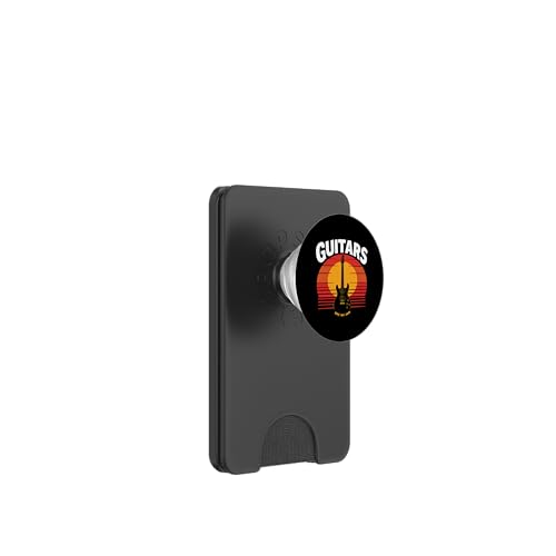 GUITARS ARE MY JAM Retro-Gitarre PopSockets PopWallet für MagSafe GUITARS ARE MY JAM Retro-Gitarre PopSockets PopWallet für MagSafe von Retro-Gitarren-Design