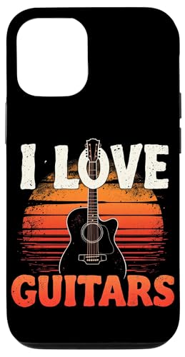 I LOVE GUITARS Retro-Gitarre Hülle für iPhone 12/12 Pro I LOVE GUITARS Retro-Gitarre Hülle für iPhone 12/12 Pro von Retro-Gitarren-Design