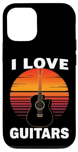 I LOVE GUITARS Retro-Gitarre Hülle für iPhone 12/12 Pro I LOVE GUITARS Retro-Gitarre Hülle für iPhone 12/12 Pro von Retro-Gitarren-Design