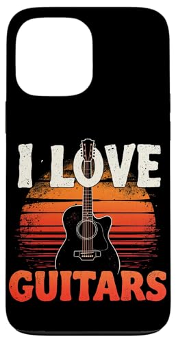 I LOVE GUITARS Retro-Gitarre Hülle für iPhone 13 Pro Max I LOVE GUITARS Retro-Gitarre Hülle für iPhone 13 Pro Max von Retro-Gitarren-Design