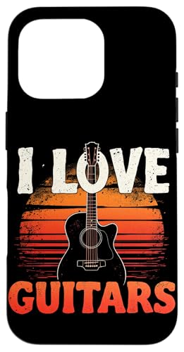 I LOVE GUITARS Retro-Gitarre Hülle für iPhone 16 Pro I LOVE GUITARS Retro-Gitarre Hülle für iPhone 16 Pro von Retro-Gitarren-Design