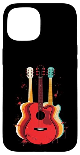 Retro-Gitarre Hülle für iPhone 15 Retro-Gitarre Hülle für iPhone 15 von Retro-Gitarren-Design