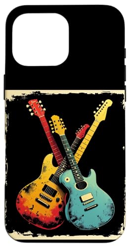 Retro-Gitarre Hülle für iPhone 16 Pro Max Retro-Gitarre Hülle für iPhone 16 Pro Max von Retro-Gitarren-Design