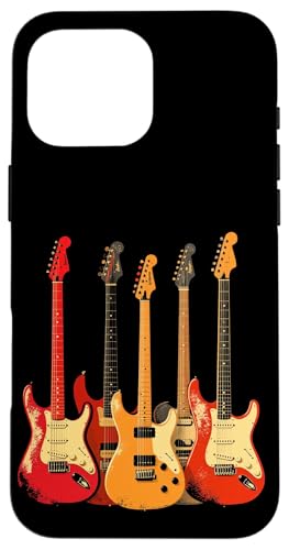 Retro-Gitarre Hülle für iPhone 16 Pro Max Retro-Gitarre Hülle für iPhone 16 Pro Max von Retro-Gitarren-Design