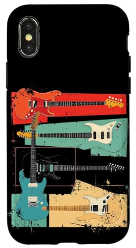 Retro-Gitarre Hülle für iPhone X/XS von Retro-Gitarren-Design