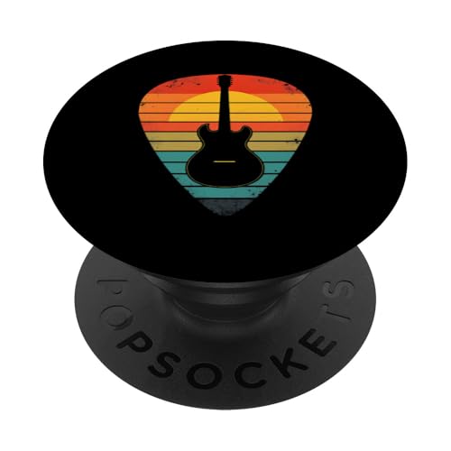 Retro-Gitarre PopSockets Klebender PopGrip Retro-Gitarre PopSockets Klebender PopGrip von Retro-Gitarren-Design