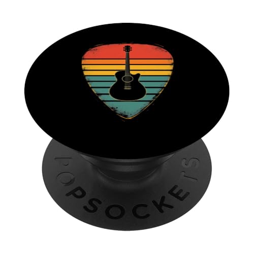 Retro-Gitarre PopSockets Klebender PopGrip Retro-Gitarre PopSockets Klebender PopGrip von Retro-Gitarren-Design