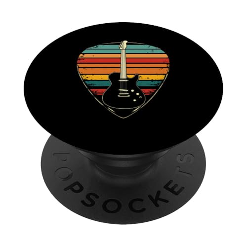 Retro-Gitarre PopSockets Klebender PopGrip Retro-Gitarre PopSockets Klebender PopGrip von Retro-Gitarren-Design