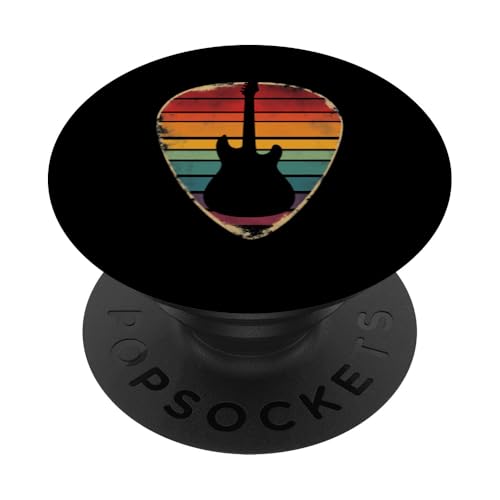 Retro-Gitarre PopSockets Klebender PopGrip Retro-Gitarre PopSockets Klebender PopGrip von Retro-Gitarren-Design