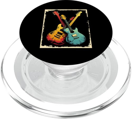 Retro-Gitarre PopSockets PopGrip für MagSafe von Retro-Gitarren-Design