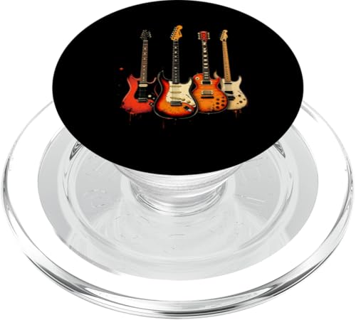 Retro-Gitarre PopSockets PopGrip für MagSafe Retro-Gitarre PopSockets PopGrip für MagSafe von Retro-Gitarren-Design
