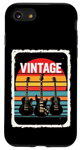 VINTAGE Retro-Gitarre Hülle für iPhone SE (2020) / 7 / 8 von Retro-Gitarren-Design