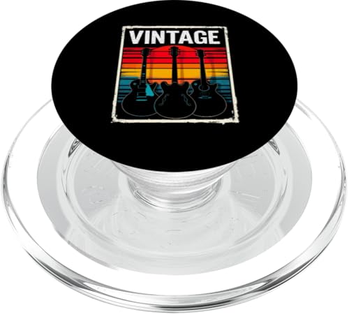 VINTAGE Retro-Gitarre PopSockets PopGrip für MagSafe VINTAGE Retro-Gitarre PopSockets PopGrip für MagSafe von Retro-Gitarren-Design
