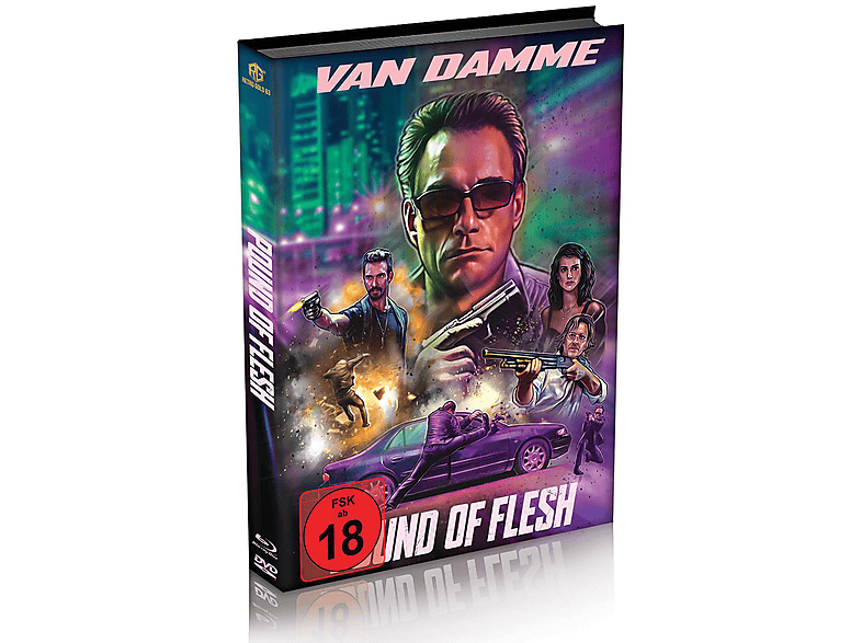 Pound of Flesh Cover A Wattiert 2 Disc Edition Blu-ray + DVD von Retro Gold 63
