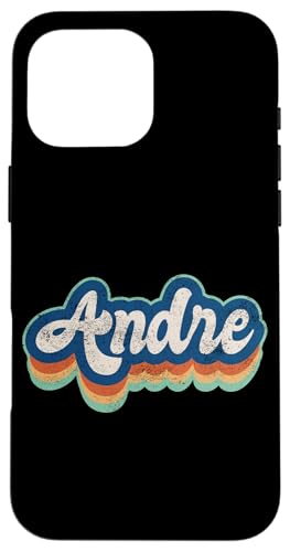 Andre Vorname Junge Vintage Stil 70er 80er Jahre Personalisiert Hülle für iPhone 16 Pro Max Andre Vorname Junge Vintage Stil 70er 80er Jahre Personalisiert Hülle für iPhone 16 Pro Max von Retro Groovy Name Fathers Day outfit For Men
