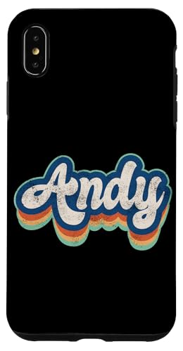 Andy Vorname Boy Vintage Style 70er 80er Jahre Personalisiert Hülle für iPhone XS Max Andy Vorname Boy Vintage Style 70er 80er Jahre Personalisiert Hülle für iPhone XS Max von Retro Groovy Name Fathers Day outfit For Men