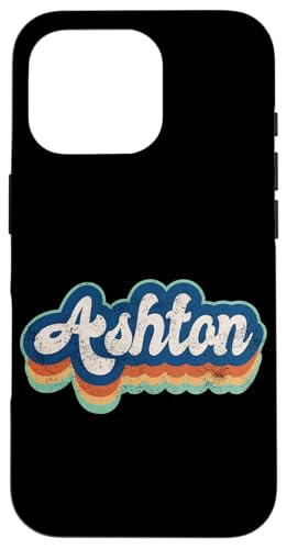 Ashton Vorname Boy Vintage Style 70er 80er Jahre Personalisiert Hülle für iPhone 16 Pro Ashton Vorname Boy Vintage Style 70er 80er Jahre Personalisiert Hülle für iPhone 16 Pro von Retro Groovy Name Fathers Day outfit For Men
