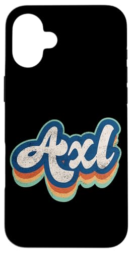 Axl Vorname Boy Vintage Style 70er 80er personalisiert Hülle für iPhone 16 Plus Axl Vorname Boy Vintage Style 70er 80er personalisiert Hülle für iPhone 16 Plus von Retro Groovy Name Fathers Day outfit For Men