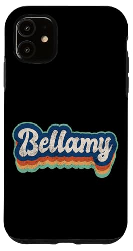 Bellamy Vorname Boy Vintage Style 70er 80er Jahre Personalisiert Hülle für iPhone 11 Bellamy Vorname Boy Vintage Style 70er 80er Jahre Personalisiert Hülle für iPhone 11 von Retro Groovy Name Fathers Day outfit For Men
