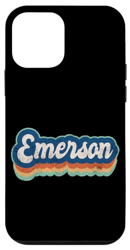 Emerson Vorname Boy Vintage Style 70er 80er Jahre Personalisiert Hülle für iPhone 12 mini Emerson Vorname Boy Vintage Style 70er 80er Jahre Personalisiert Hülle für iPhone 12 mini von Retro Groovy Name Fathers Day outfit For Men