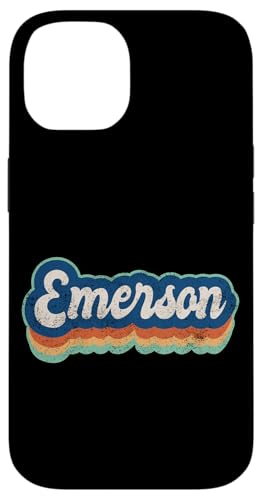 Emerson Vorname Boy Vintage Style 70er 80er Jahre Personalisiert Hülle für iPhone 14 Emerson Vorname Boy Vintage Style 70er 80er Jahre Personalisiert Hülle für iPhone 14 von Retro Groovy Name Fathers Day outfit For Men
