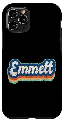 Emmett Vorname Boy Vintage Style 70er 80er Jahre Personalisiert Hülle für iPhone 11 Pro Emmett Vorname Boy Vintage Style 70er 80er Jahre Personalisiert Hülle für iPhone 11 Pro von Retro Groovy Name Fathers Day outfit For Men