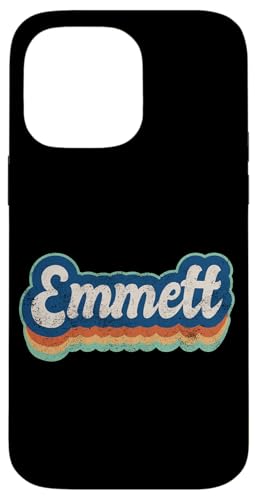 Emmett Vorname Boy Vintage Style 70er 80er Jahre Personalisiert Hülle für iPhone 14 Pro Max Emmett Vorname Boy Vintage Style 70er 80er Jahre Personalisiert Hülle für iPhone 14 Pro Max von Retro Groovy Name Fathers Day outfit For Men