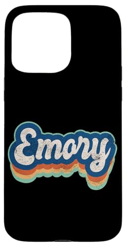 Emory Vorname Boy Vintage Style 70er 80er Jahre Personalisiert Hülle für iPhone 15 Pro Max Emory Vorname Boy Vintage Style 70er 80er Jahre Personalisiert Hülle für iPhone 15 Pro Max von Retro Groovy Name Fathers Day outfit For Men