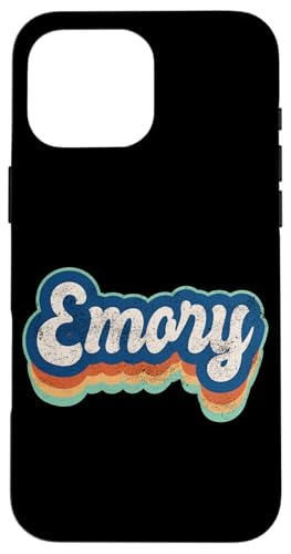 Emory Vorname Boy Vintage Style 70er 80er Jahre Personalisiert Hülle für iPhone 16 Pro Max Emory Vorname Boy Vintage Style 70er 80er Jahre Personalisiert Hülle für iPhone 16 Pro Max von Retro Groovy Name Fathers Day outfit For Men