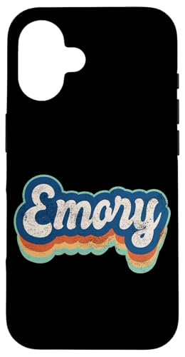 Emory Vorname Boy Vintage Style 70er 80er Jahre Personalisiert Hülle für iPhone 16 Emory Vorname Boy Vintage Style 70er 80er Jahre Personalisiert Hülle für iPhone 16 von Retro Groovy Name Fathers Day outfit For Men