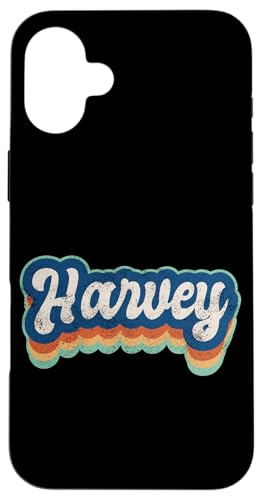 Harvey Vorname Boy Vintage Style 70er 80er Jahre Personalisiert Hülle für iPhone 16 Plus Harvey Vorname Boy Vintage Style 70er 80er Jahre Personalisiert Hülle für iPhone 16 Plus von Retro Groovy Name Fathers Day outfit For Men