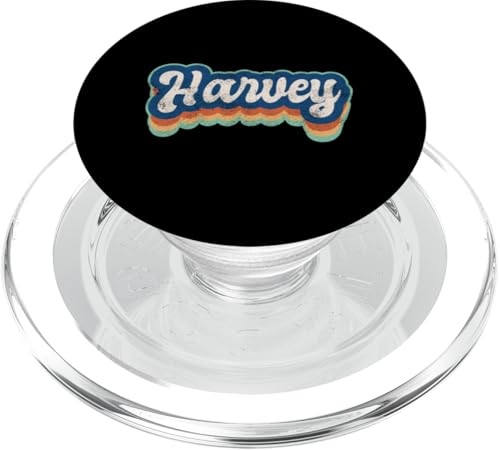 Harvey Vorname Boy Vintage Style 70er 80er Jahre Personalisiert PopSockets PopGrip für MagSafe Harvey Vorname Boy Vintage Style 70er 80er Jahre Personalisiert PopSockets PopGrip für MagSafe von Retro Groovy Name Fathers Day outfit For Men