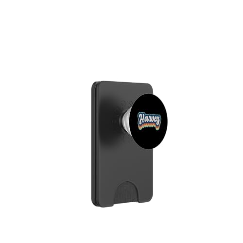 Harvey Vorname Boy Vintage Style 70er 80er Jahre Personalisiert PopSockets PopWallet für MagSafe Harvey Vorname Boy Vintage Style 70er 80er Jahre Personalisiert PopSockets PopWallet für MagSafe von Retro Groovy Name Fathers Day outfit For Men