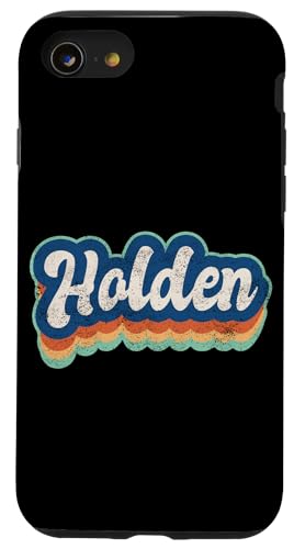 Holden Vorname Boy Vintage Style 70er 80er personalisiert Hülle für iPhone SE (2020) / 7 / 8 von Retro Groovy Name Fathers Day outfit For Men