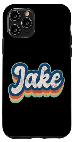Jake Vorname Junge Vintage Stil 70er 80er Jahre Personalisiert Hülle für iPhone 11 Pro Jake Vorname Junge Vintage Stil 70er 80er Jahre Personalisiert Hülle für iPhone 11 Pro von Retro Groovy Name Fathers Day outfit For Men