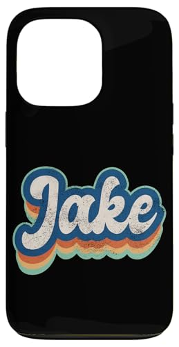 Jake Vorname Junge Vintage Stil 70er 80er Jahre Personalisiert Hülle für iPhone 13 Pro Jake Vorname Junge Vintage Stil 70er 80er Jahre Personalisiert Hülle für iPhone 13 Pro von Retro Groovy Name Fathers Day outfit For Men